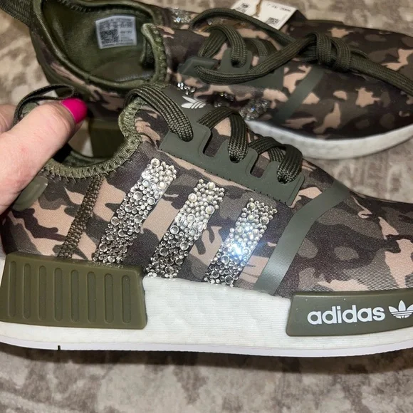 adidas gazelle silver green womens BW Army 'Silver Pebble' Sneakers